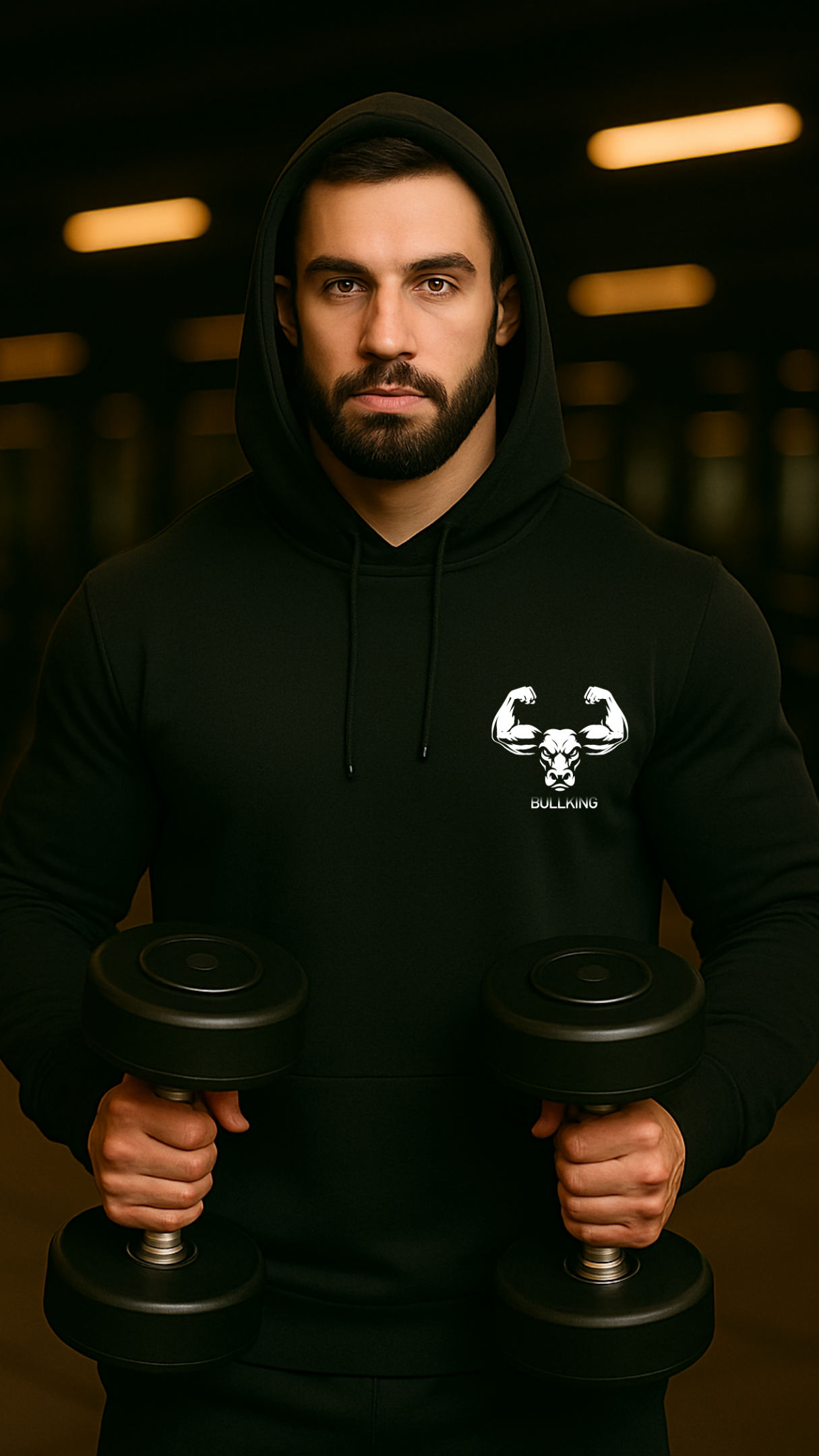 BULLKING Premium Gym Hoodie – Signature Fit